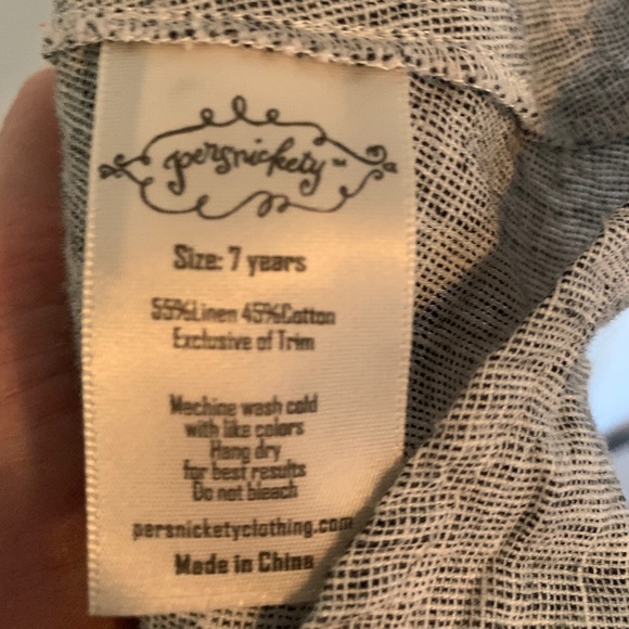 Girls Persnickety Cara Dress - Size 7 - Picture 3 of 3